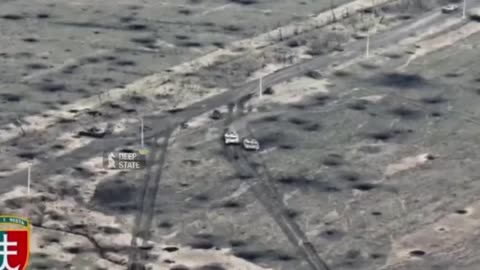 Soldiers of the 35th Brigade Destroyed an enemy convoy near the village of Vodiane, Donetsk region