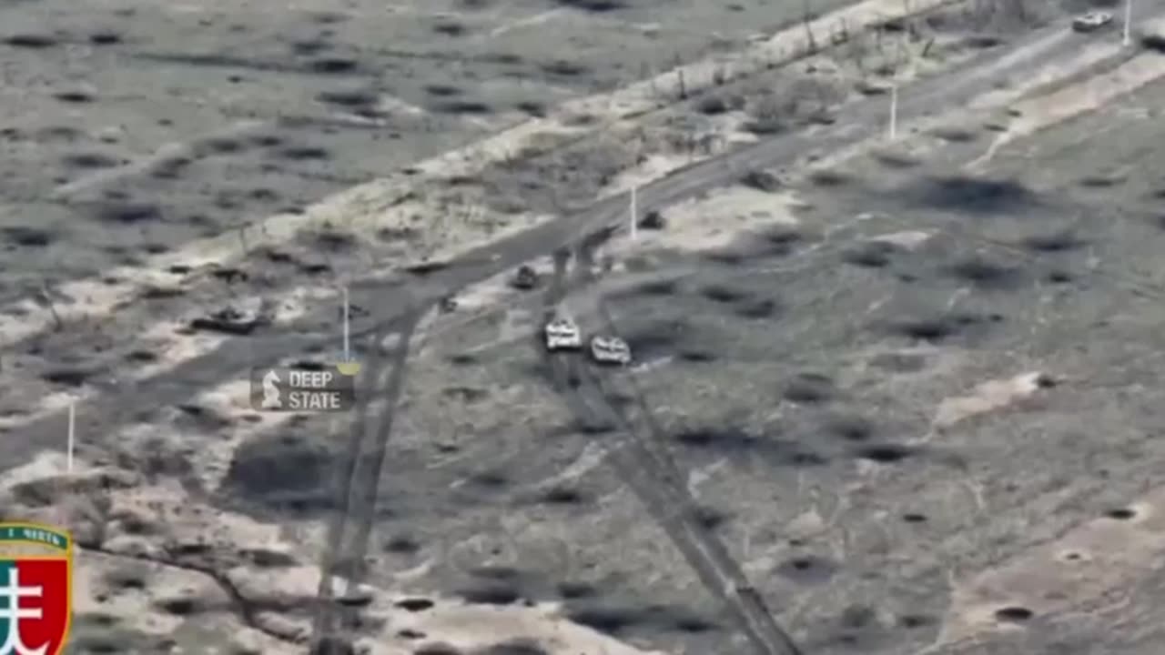 Soldiers of the 35th Brigade Destroyed an enemy convoy near the village of Vodiane, Donetsk region