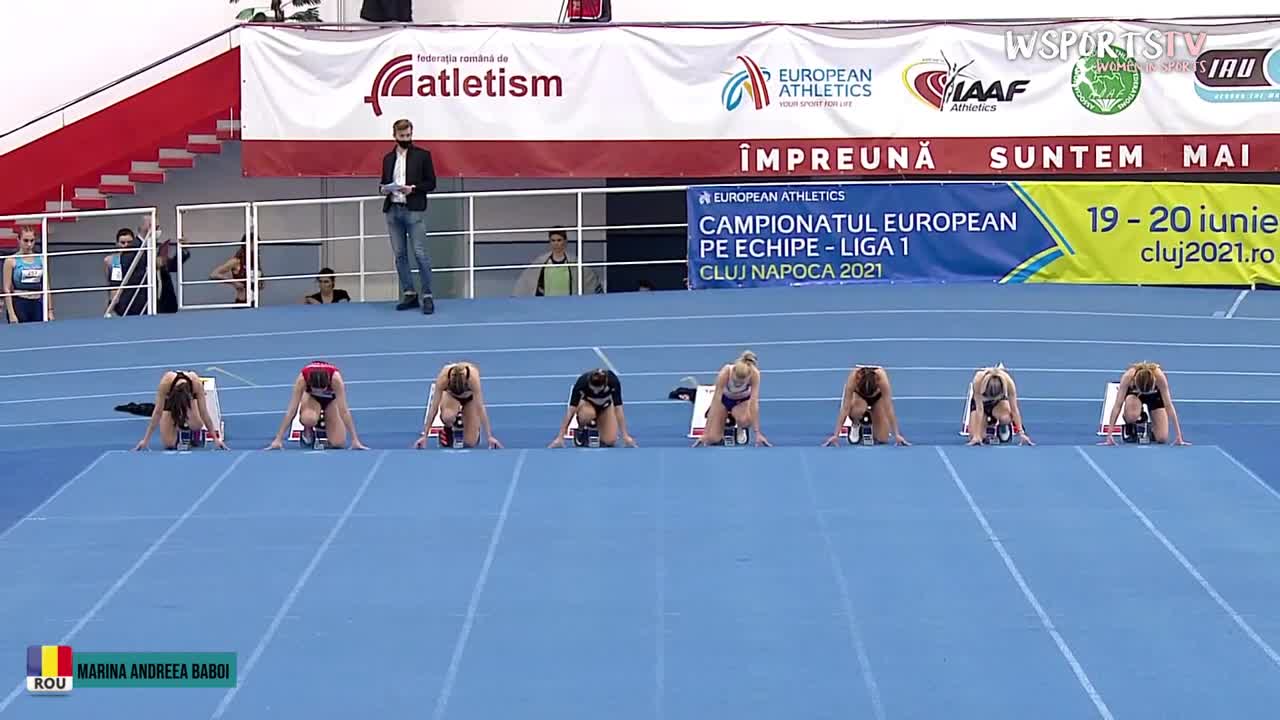 Marina Andreea Baboi - Sprint _ 2021 Romanian Indoor Championships