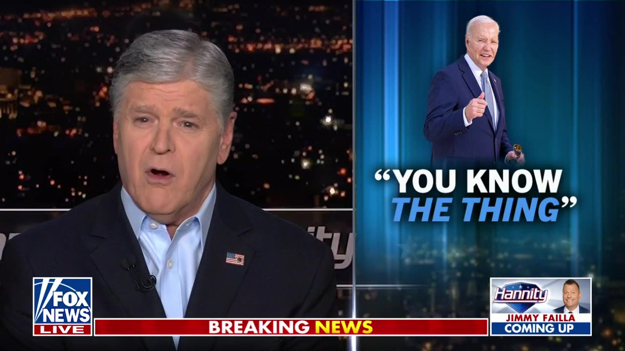 Sean Hannity: Biden is a cognitive mess