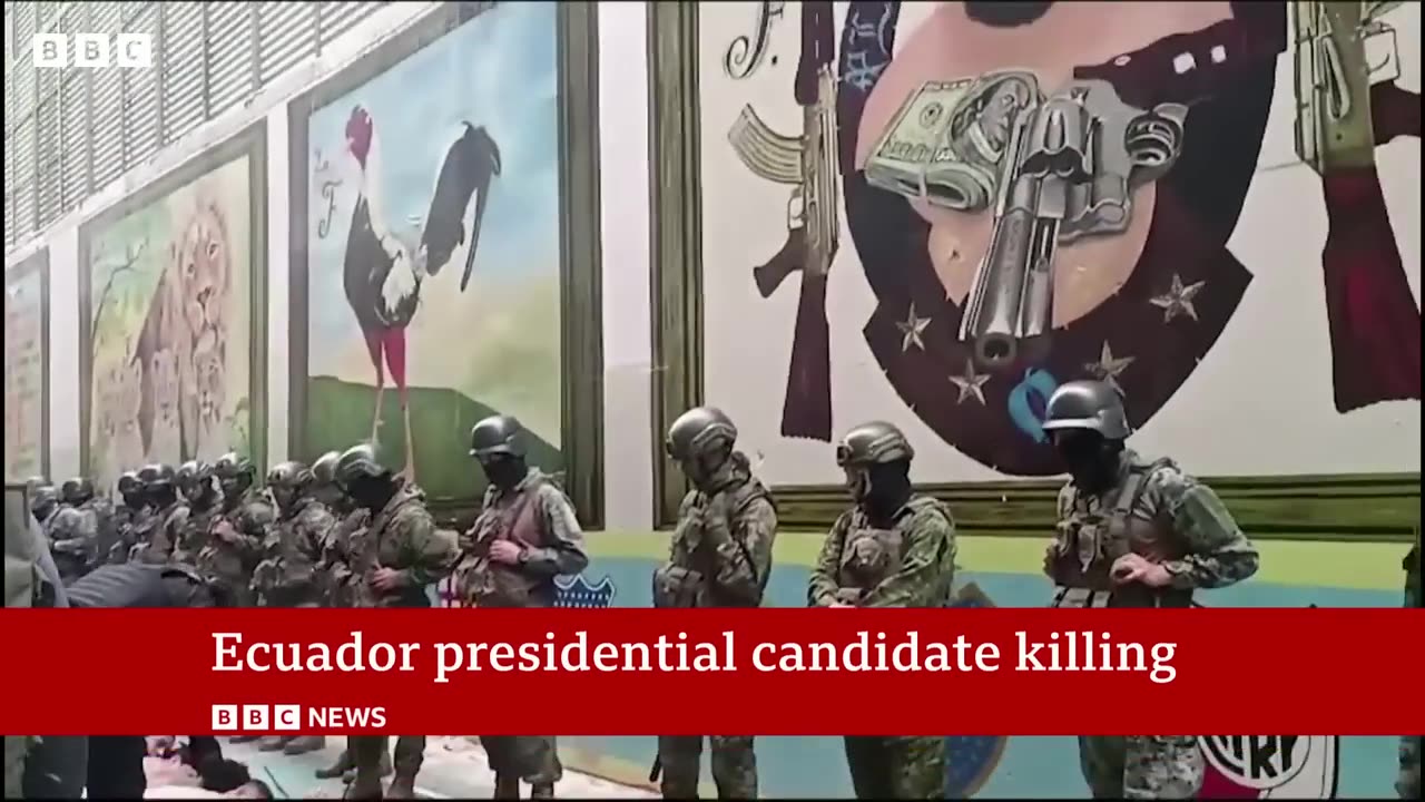 Ecuador gang leader Fito moved by thousands of soldiers - BBC News