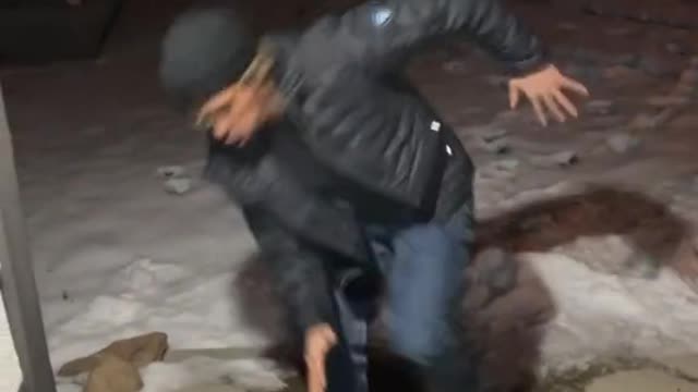 Man Manages to ALMOST Survive - Fred Astaire on Ice