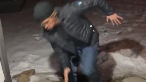 Man Manages to ALMOST Survive - Fred Astaire on Ice