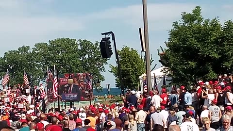 TRUMP RALLY RACINE 6/18/24 VIDEO 22 #Trump24