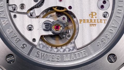 Perrelet - Lab Peripheral Dual Time Big Date Green