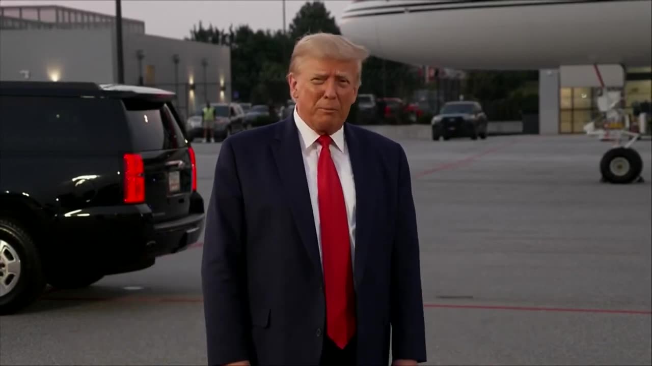 Trump speaks after his arrest in Georgia. Today