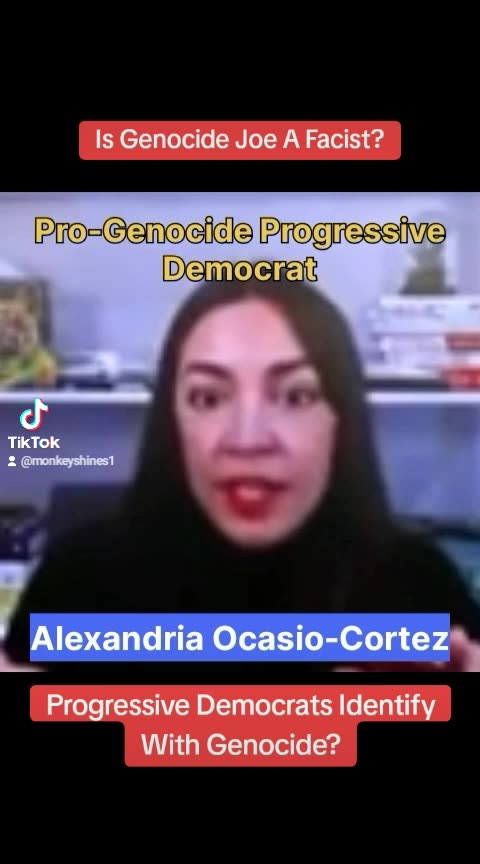 AOC Wants To Vote For Genocide Joe?