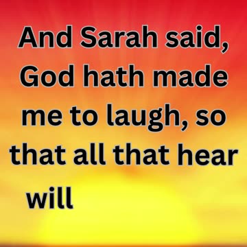 "La risa de Sara: Génesis 21:6"