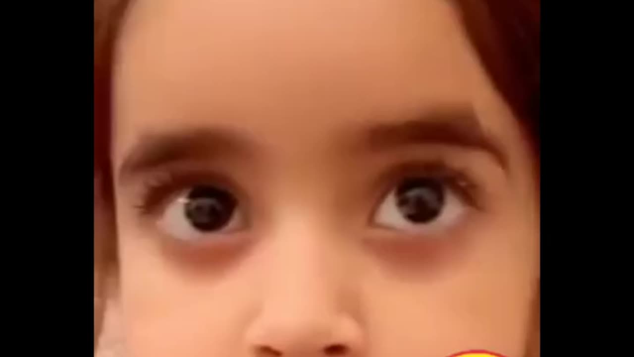 Cute girl talking with papa