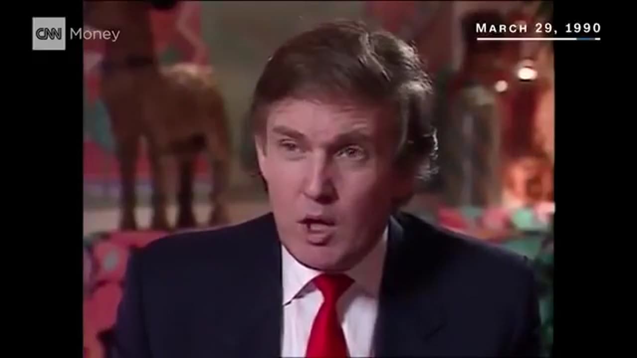 Donald Trump calls out the dishonest media in 1990 CNN interview