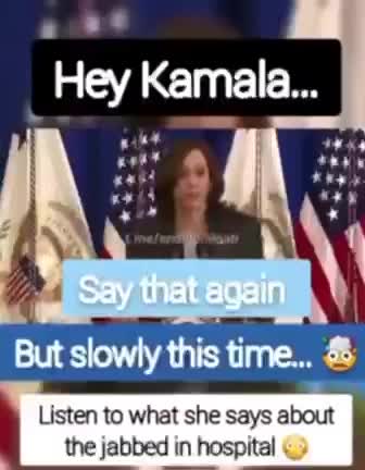 😱 Kamala Is Literally Speaking Truth 🧐 On The Covid Jab 🧐