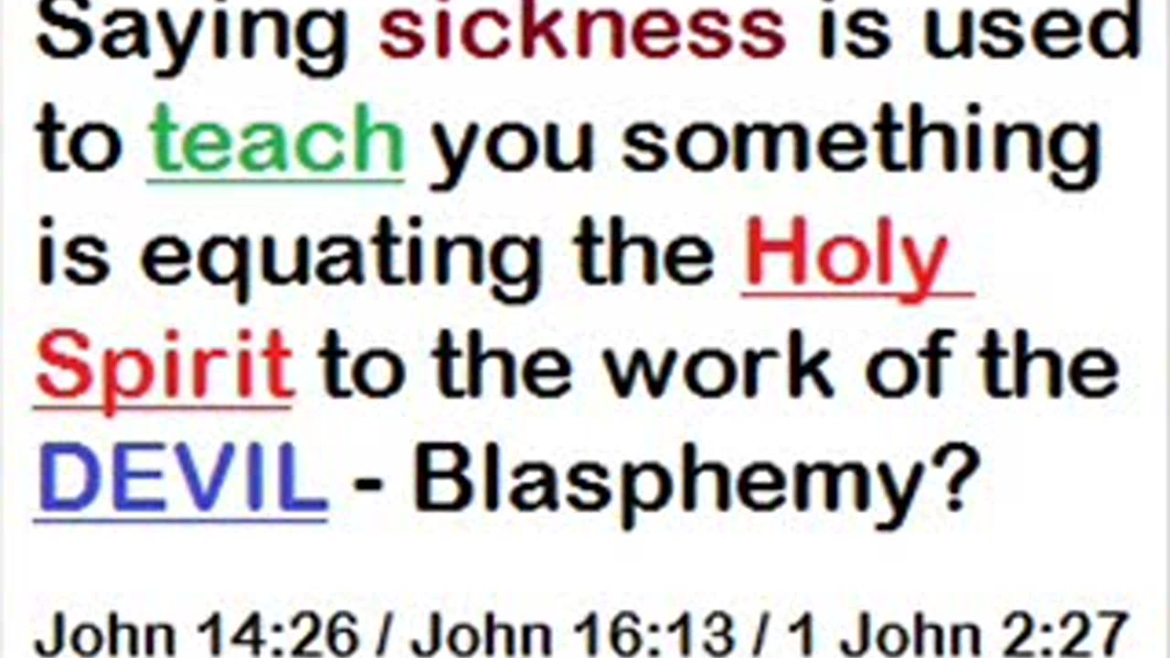 Saying Sickness Is Given to Teach You a Lesson Is Blasphemy - Curry Blake