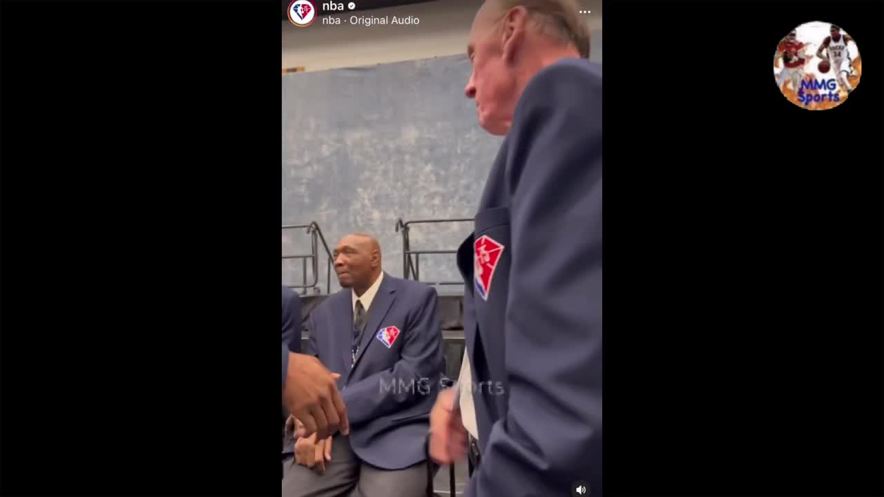 Kawhi Leonard CELEBRATES with NBA LEGENDS after Selected as one of the TOP 75 Player of All Time!