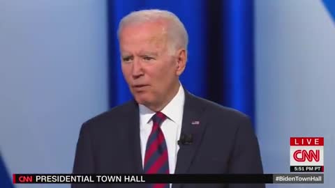 01 - Jul. 21st: Joe Biden, At CNN Town Hall,