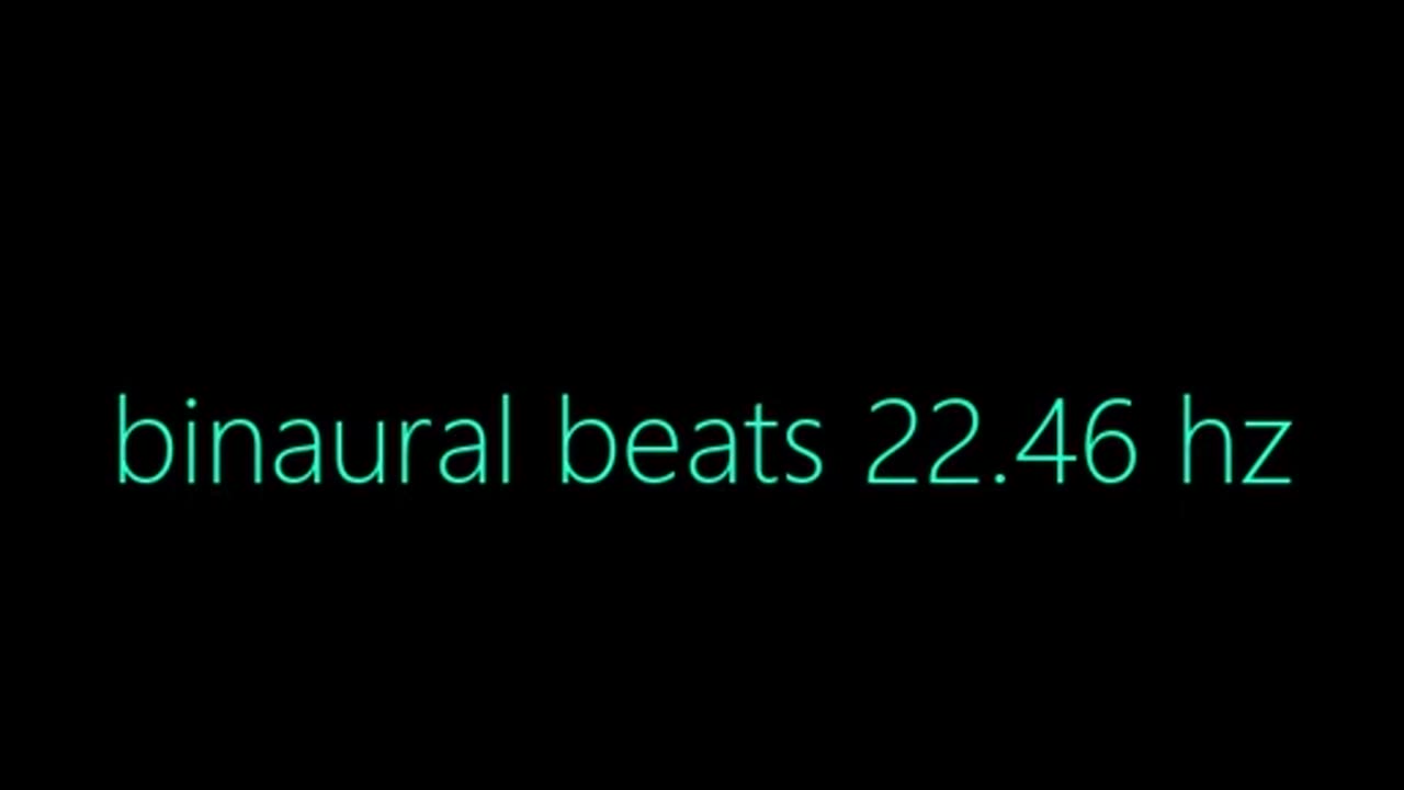 binaural beats 22 46 hz
