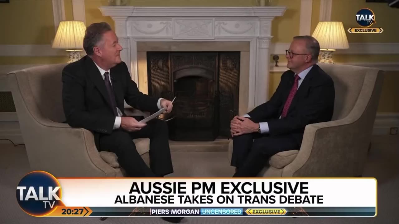 Piers Morgan asks Austrailan Prime Minister “What is a woman?”