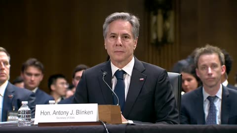 Protesters Completely Derail Senate Hearing, Shouting Over Blinken About Palestinian Children