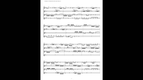 J.S. Bach - Well-Tempered Clavier: Part 1 - Fugue 07 (Flute Quartet)