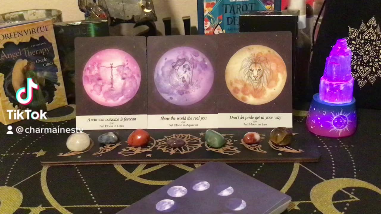 Full Moon 🌕 Reading w/Moonology Deck #tarot #oracle #reading #viral #fyp
