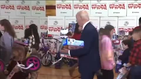 Watch Children ignoring "Biden, the Invisible Man" as Zombie Joe wanders aimlessly