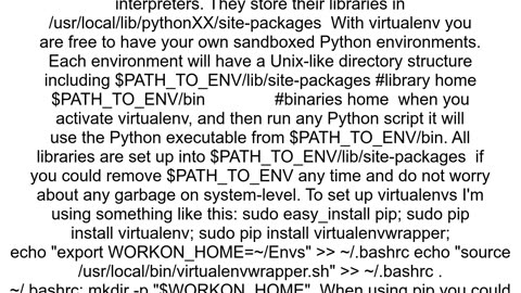 How do the two versions of Python work on Ubuntu