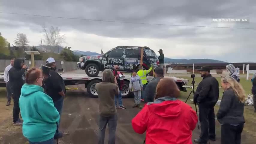 The People's Convoy - Morning meeting and heading back to DC- 5/5/2022