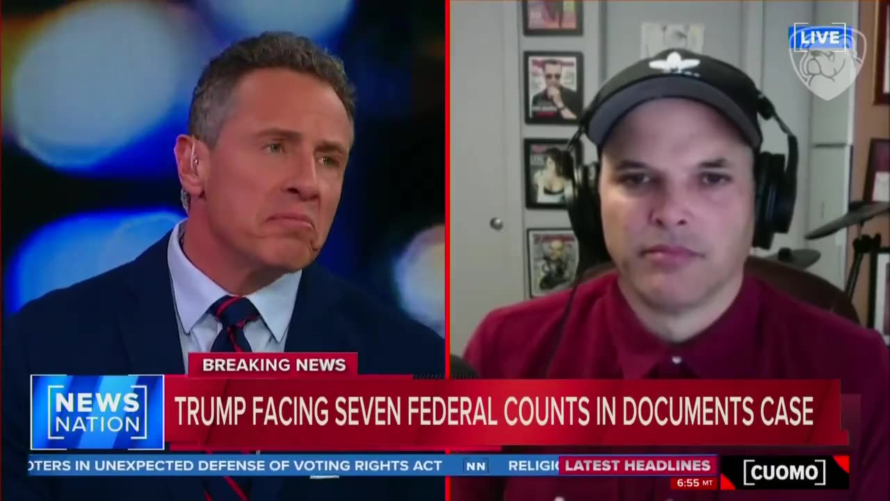 Chris Cuomo Shocks Audience, Questions Trump Indictment