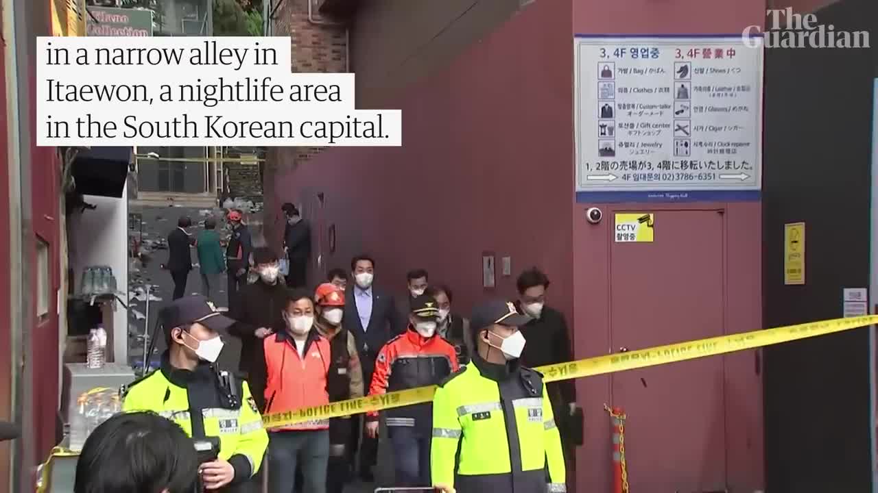 Seoul: at least 153 dead after crowd crush at Halloween celebrations