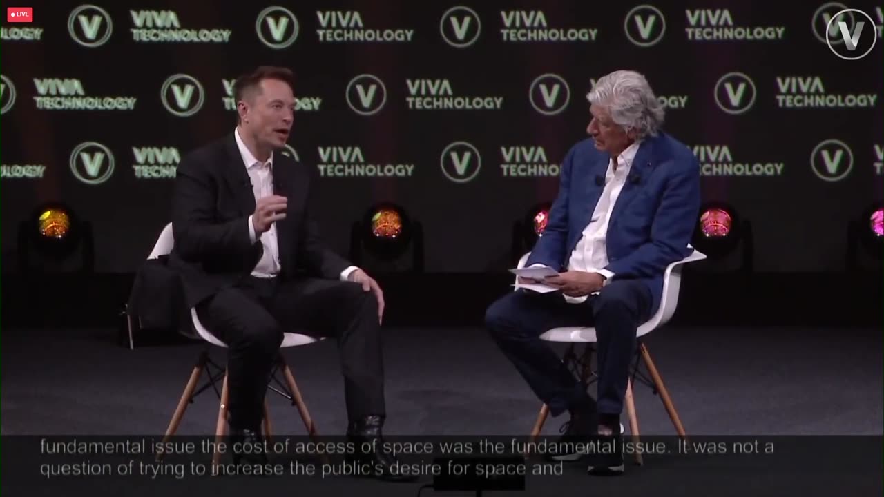 Elon Musk Delivers Speech At Viva Tech