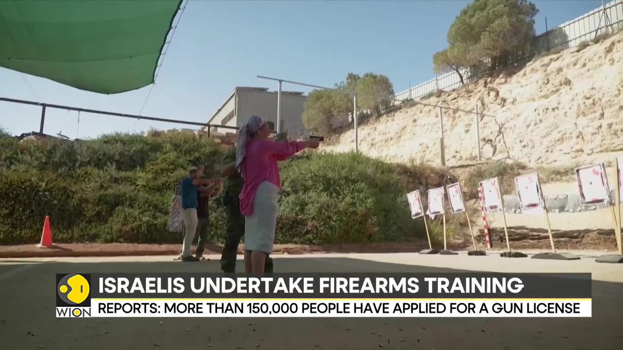 Israel: Guns sales skyrocket post Hamas attack, Israelis undertake firearms training | MBD NEWS