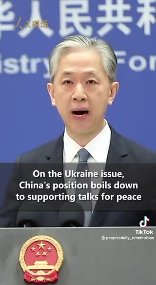 China is becoming increasingly unpleasant with american ukraine policy
