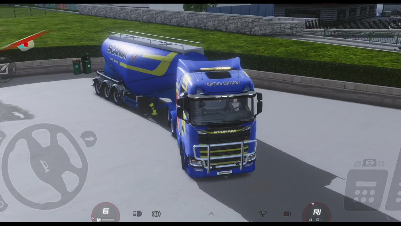 REVERSING LIKE A KING WITH CEMENT TRAILER