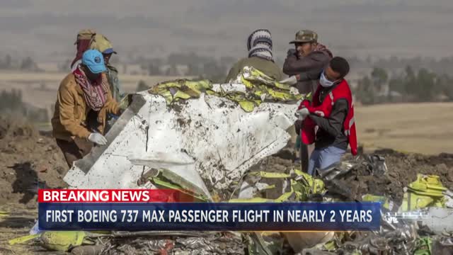 Boeing 737 Max Completes First U.S. Commercial Flight NBC Nightly News