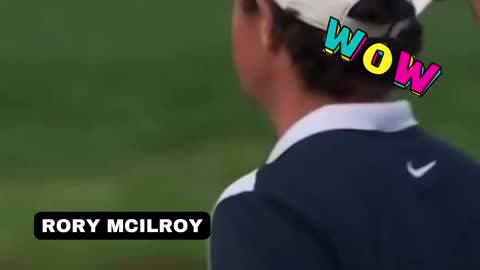 Rory Mcilroy's winning shot 🔥