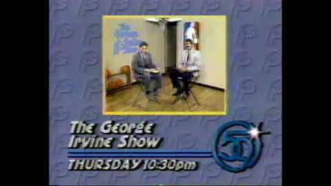 December 1984 - WPDS Indianapolis Promo for 'The George Irvine Show'