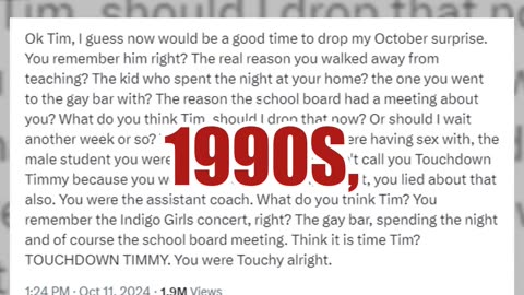 Fact Check: NO Evidence Tim Walz's School Board Met To Discuss Alleged Sexual Relationship In 1990s