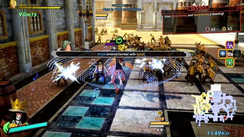 One Piece: Pirate Warriors 4 - Treasure Cruise - East Blue - Moss-Head and Curly Brows