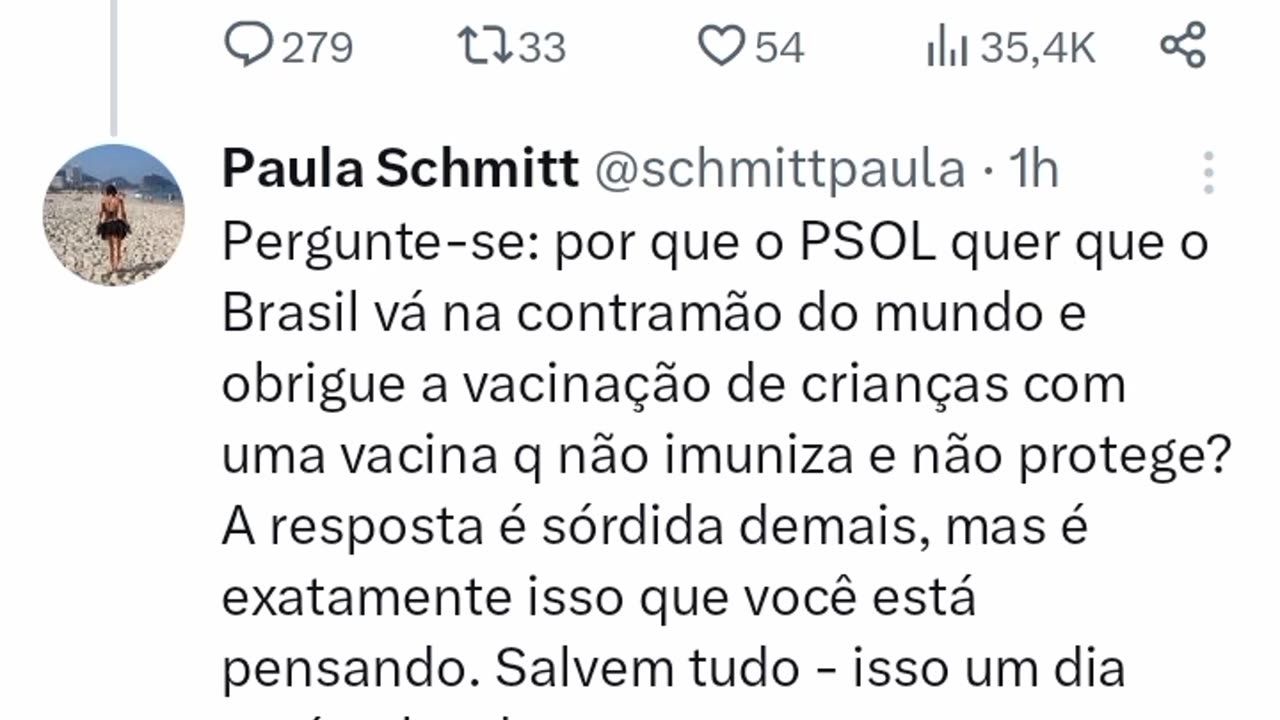 O @psol50sc recorre ao STF para que as crianças sejam assassinadas pelas vacinas com o aval do cristiano Zanin.