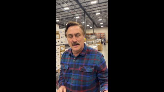 Mike Lindell Gives A Private Tour of His Massive My Pillow Warehouse