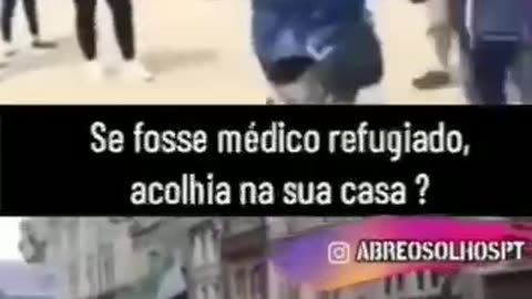 REFUGIADOS SAO BEM VINDOS SO QUE NÃO