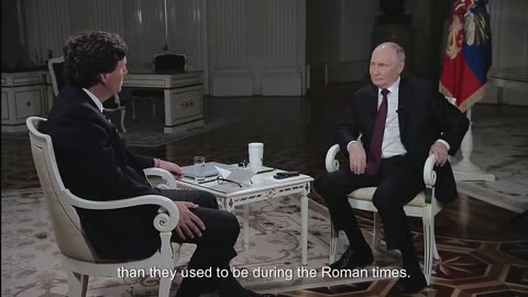 Vladimir Putin answered questions from Tucker Carlson