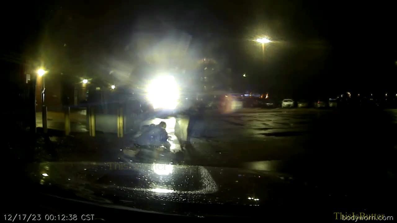 Dash cam video shows assault on two Evansville officers