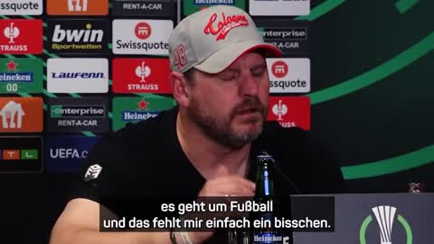 Steffen Baumgart mit legendärem Rant gegen die UEFA _ 1. FC Köln