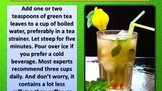 Health benefits of Green Tea