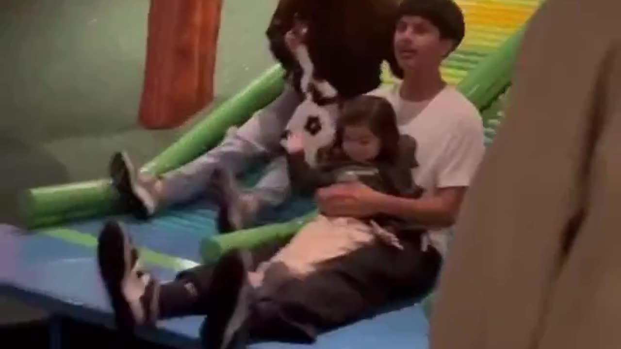 MELLIE SLIDES WITH TIO TONY AND TIA MICHELLE!
