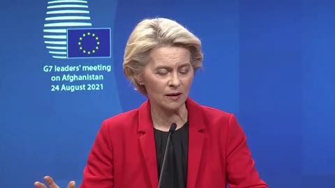 EU's Von Der Leyen and Michel hold newser on Afghanistan