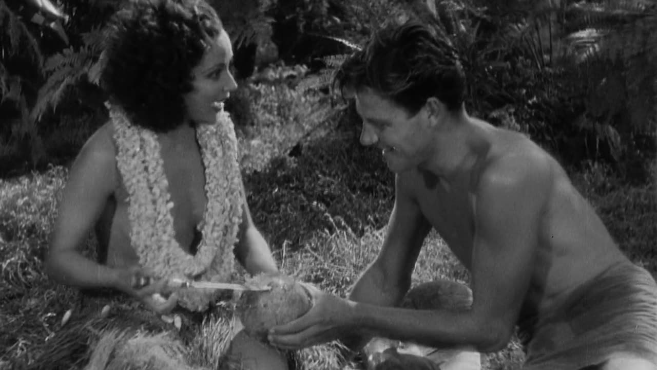 Romantic Adventure Film - "Bird of Paradise" (1932) Starring Dolores del Rio and Joel McCrea