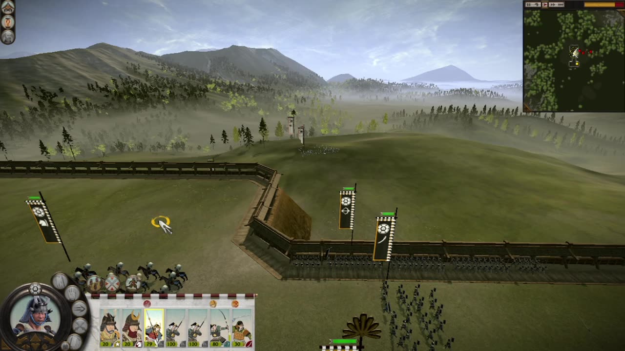 Shogun 2 Total War Battle Chosokabe versus Rebels