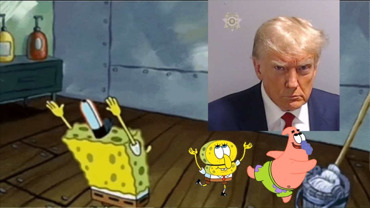 SpongeBob And Patrick Are Pretending To Be Imposters While MAGA Worships Donald Trump 🤮