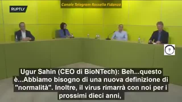 IL COVID RIMARRA PER 10 ANNI SECONDO IL.CAPO.DELLA BIONTECH